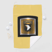 101ste Luchtlandingsdivisie “Screaming Eagles” Golfhanddoek (Insitu)