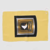 101ste Luchtlandingsdivisie “Screaming Eagles” Golfhanddoek (Horizontaal)