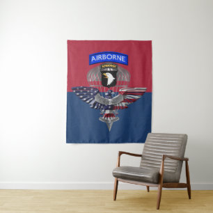101ste Luchtlandingsdivisie “Screaming Eagles” Vet Wandkleed