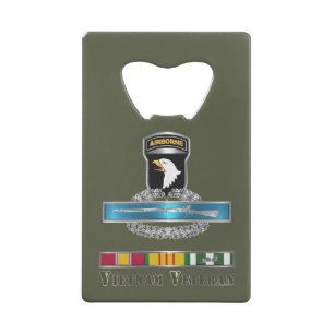 101ste Luchtlandingsdivisie Vietnam Veteraan Creditkaart Flessenopener