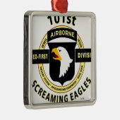 101STE LUCHTVAARTAFDELING "SCREAMING ELLES" METALEN ORNAMENT (Rechts)