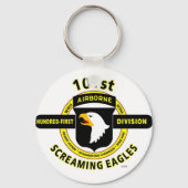 101STE LUCHTVAARTAFDELING "SCREAMING ELLES" SLEUTELHANGER (Voorkant)