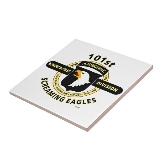 101STE LUCHTVAARTAFDELING "SCREAMING ELLES" TEGELTJE (Zijkant)