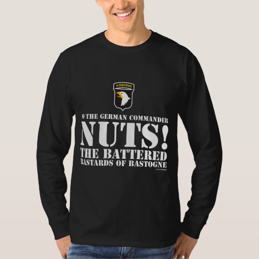 101ste LUCHTVAARTMAATSCHAPPIJ - NUTS! T-shirt (Voorkant)