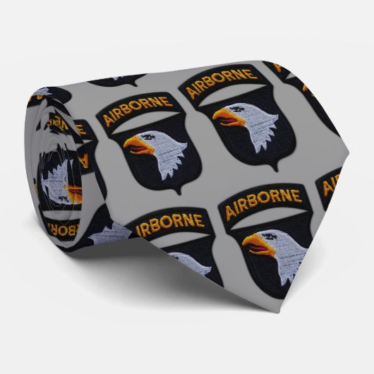 101ste veteranen van de luchtdivisie Fort Campbell Stropdas (Opgerold)
