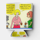 1029 79 posities van Kama Sutra cartoon Blikjeskoeler (Voorkant)