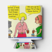 1029 79 posities van Kama Sutra cartoon Blikjeskoeler (Achterkant)