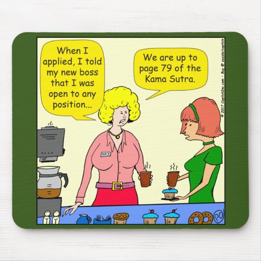 1029 79 posities van Kama Sutra cartoon Muismat (Voorkant)