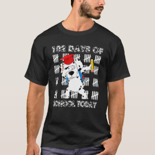 102 dagen school vandaag Dalmatische hond T-shirt