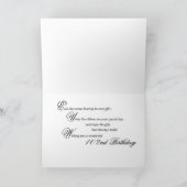 102 de Gift en de Lelies van de Verjaardag van Kaart (Binnen)