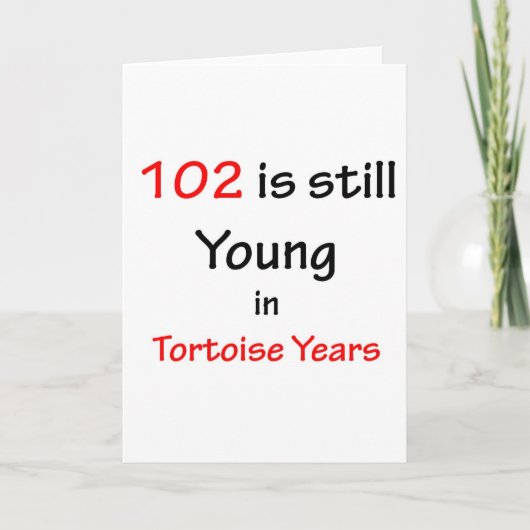 102 de Jaren van de schildpad Kaart (Voorkant)