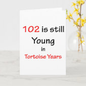 102 de Jaren van de schildpad Kaart (Gele Bloem)