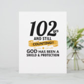 102 jaar en nog steeds jarig (Staand voorkant)