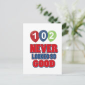 102 jaar oude design briefkaart (Staand voorkant)