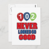 102 jaar oude design briefkaart (Voorkant / Achterkant)