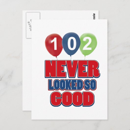 102 jaar oude design briefkaart (Voorkant / Achterkant)