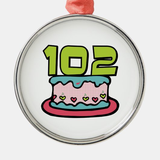 102 jaar oude vogelkook metalen ornament (Voorkant)