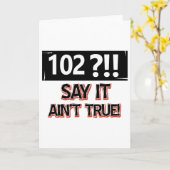 102 van het oude verjaardagsjaar toestel kaart (Gele Bloem)