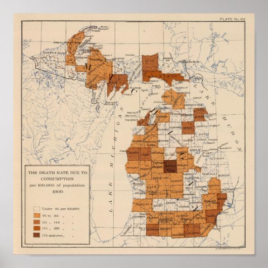 102 Verbruik Michigan Poster (Voorkant)