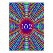 102e Abstracte Trippy-cirkels van de geboorte (Voorkant)