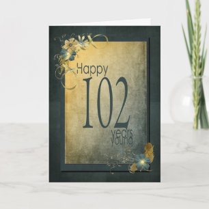 102e Birthday- lijst Kaart