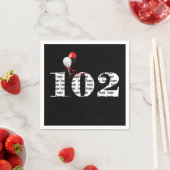 102e Birthday party ballonnen Servet (Insitu)