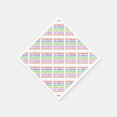 102e mijlpalen van de verjaardag servet (Hoek)