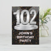 102e uitnodiging van de Partij van de Woensdag Voe (Staand voorkant)