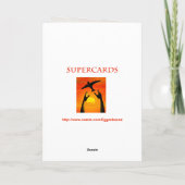 102e Verjaardagskaart met alstromeria leliebloemen Kaart (Achterkant)