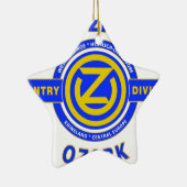 102ND INFANTRY DIVISION "OZARK DIVISION" KERAMISCH ORNAMENT (Rechts)