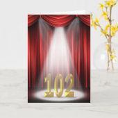 102ste Verjaardag in de schijnwerper Kaart (Gele Bloem)