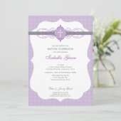 103 Annette - BAPTISM INVITE :: Onbevlekt Kaart (Staand voorkant)