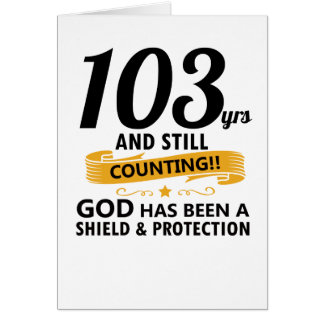 103 jaar en nog steeds jarig