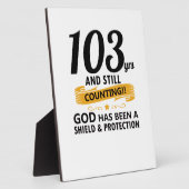 103 jaar en nog steeds jarig fotoplaat (Zijkant)