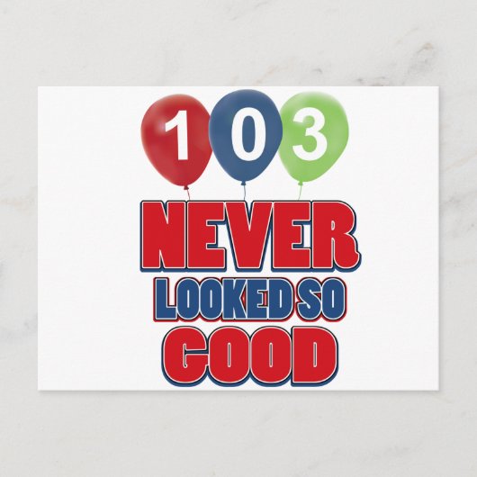 103 jaar oude design briefkaart (Voorkant)