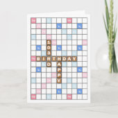 103e verjaardag, Woordspel Bord Kaart (Voorkant)
