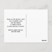 1040 Belastingformulieren voor 2020 Briefkaart (Achterkant)