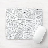 1040 Belastingformulieren voor 2020 Muismat (Met muis)