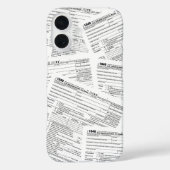 1040 Inkomstenbelastingformulier Case-Mate iPhone Case (Achterkant)