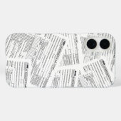 1040 Inkomstenbelastingformulier Case-Mate iPhone Case (Achterkant (horizontaal))