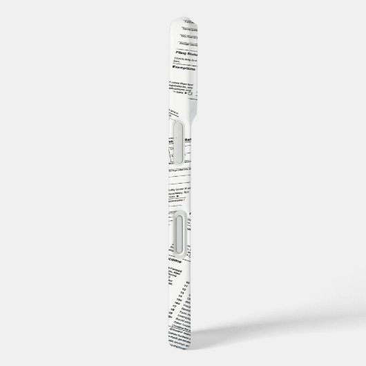 1040 Inkomstenbelastingformulier Case-Mate iPhone Case (Achterkant / Rechts)