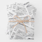 1040 Inkomstenbelastingformulieren Inpakpapier Vel (In situ)