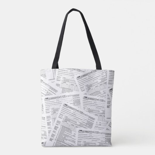 1040 Interne formulier ontvangsten Tote Bag (Achterkant)