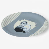 1040 retro-oorlogsvrouw papieren bordje (Gekanteld)