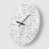 1040 vormen van inkomstenbelasting grote klok (Hoek)