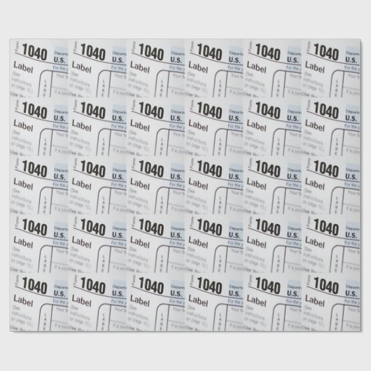 1040Belasting Cadeaupapier (Vlak)