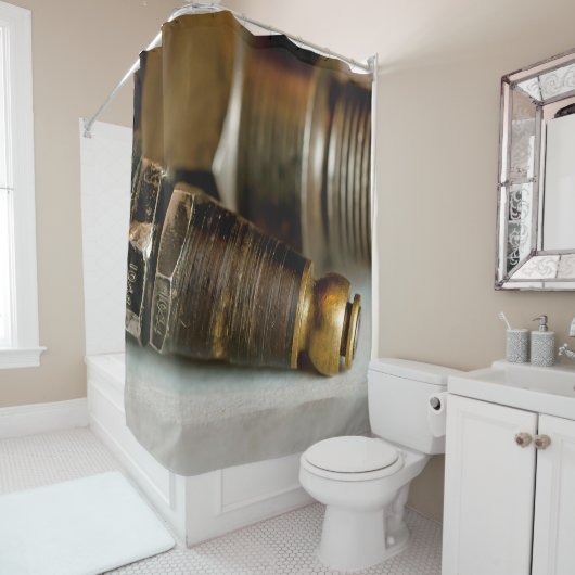 1044 Vonk Plug Douchegordijn (In situ)