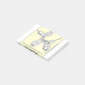 1048 Ballon Dog Anatomy cartoon Post-it® Notes (Schuin)
