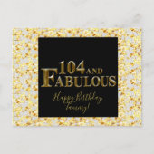 104 Verjaardag Briefkaart (Voorkant)