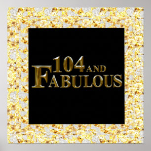 104 Verjaardag  Poster